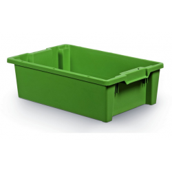 Caisse Plastique Gerbable « BF-6424-2020 » - Pack Vert Emballage